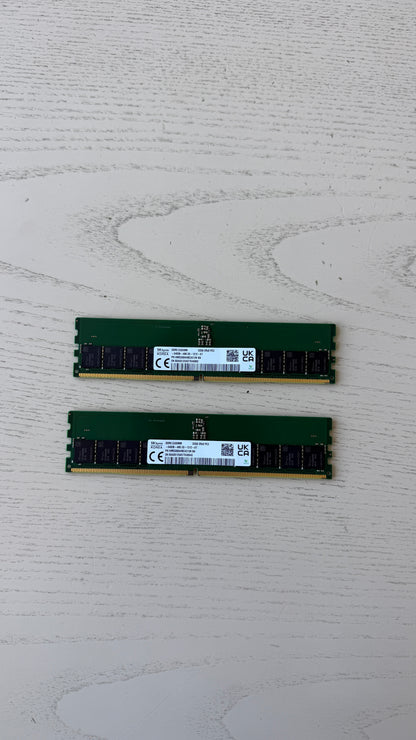 64 GB DDR5 6400MHZ Ram ( 2X32GB) - NOVO