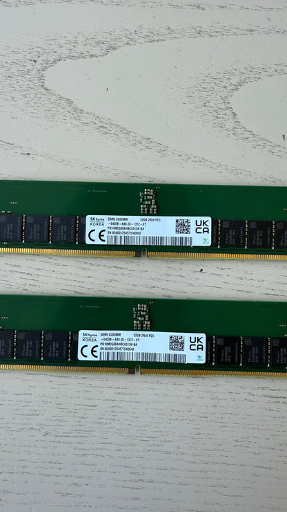 64 GB DDR5 6400MHZ Ram ( 2X32GB) - NOVO