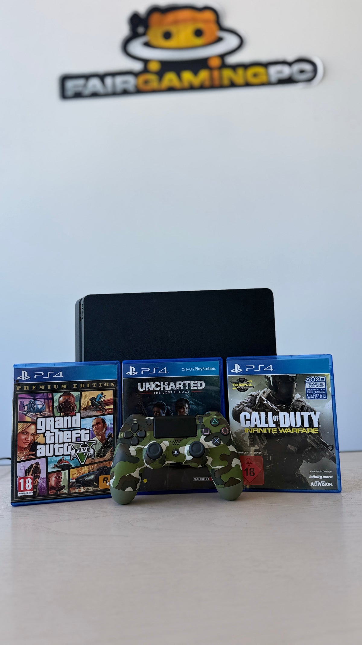 PS4 SLIM 500GB + 3 IGRE + KONTROLER