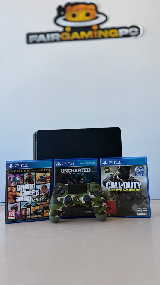 PS4 SLIM 500GB + 3 IGRE + KONTROLER
