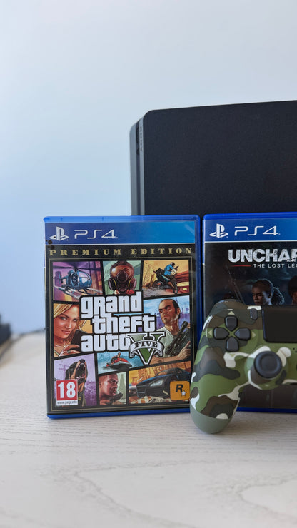 PS4 SLIM 500GB + 3 IGRE + KONTROLER