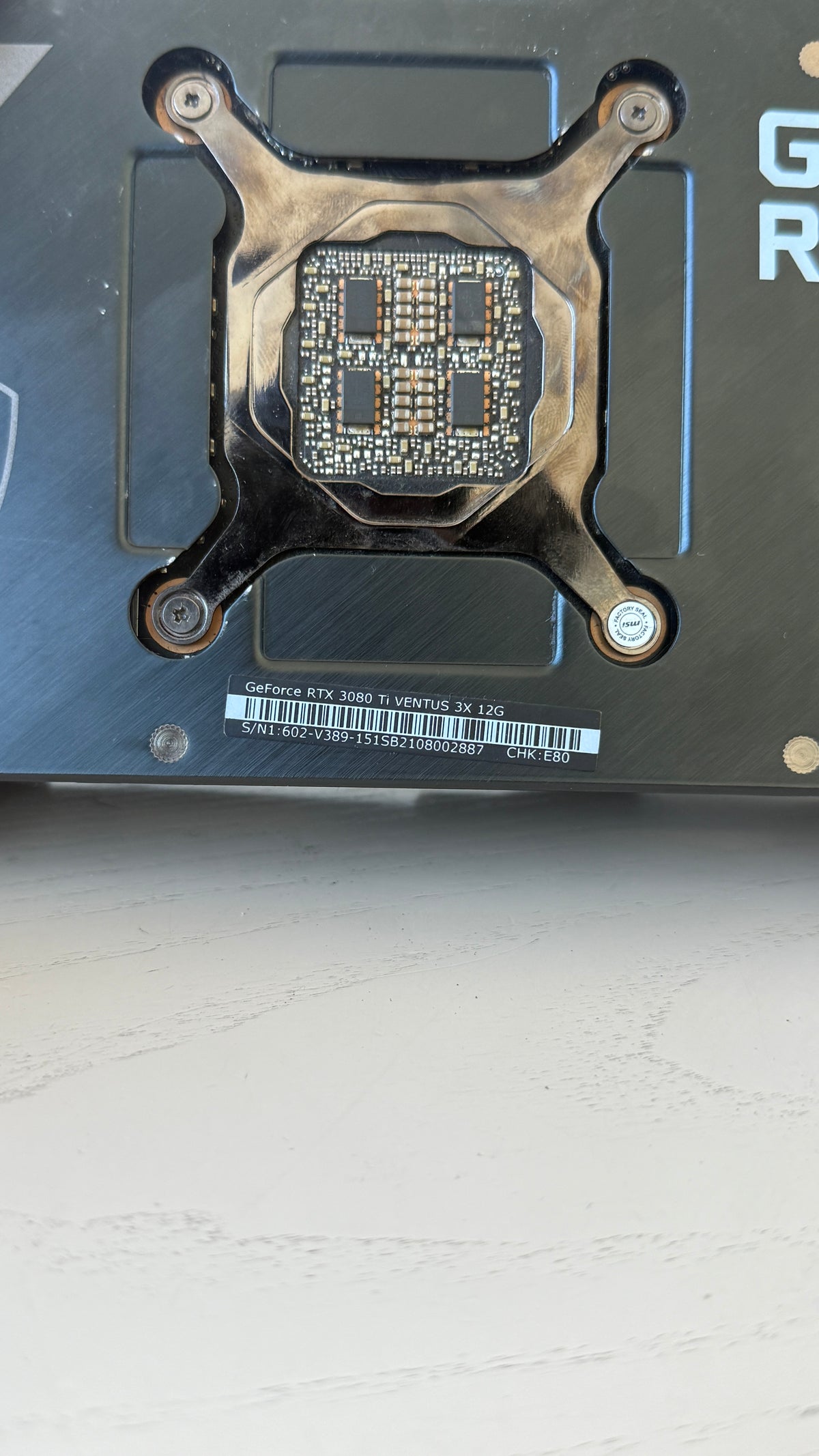 MSI RTX 3080 TI 12GB VENTUS