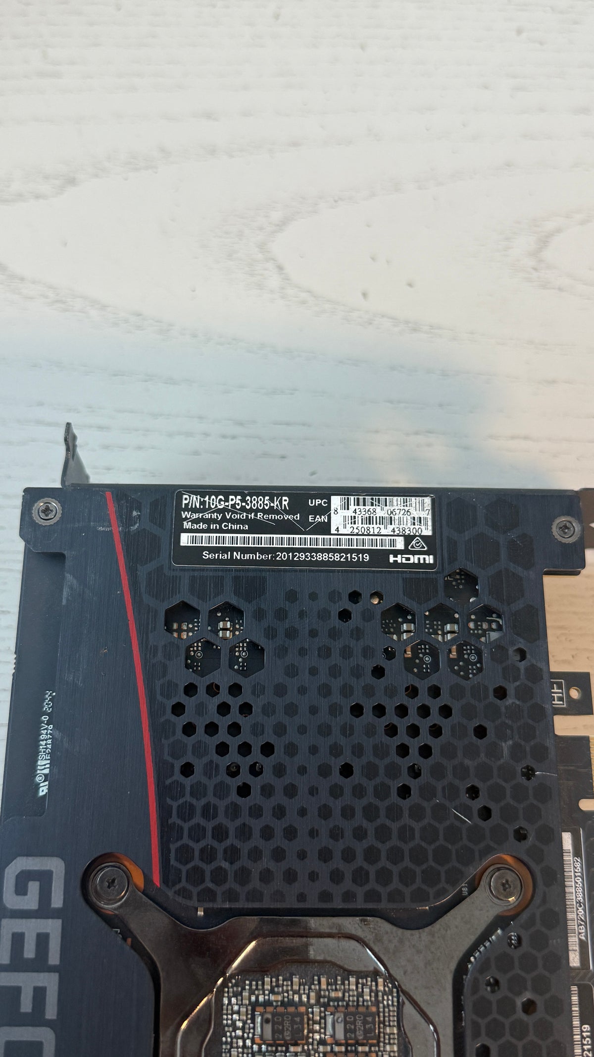 EVGA RTX 3080 10 GB