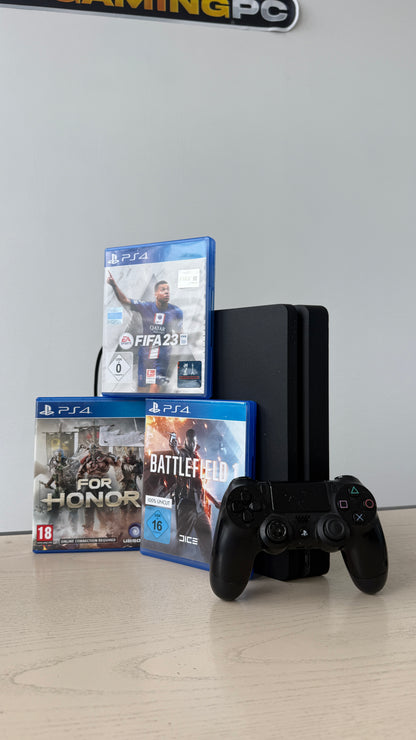 PS4 SLIM + 3 IGRE + KONTROLER