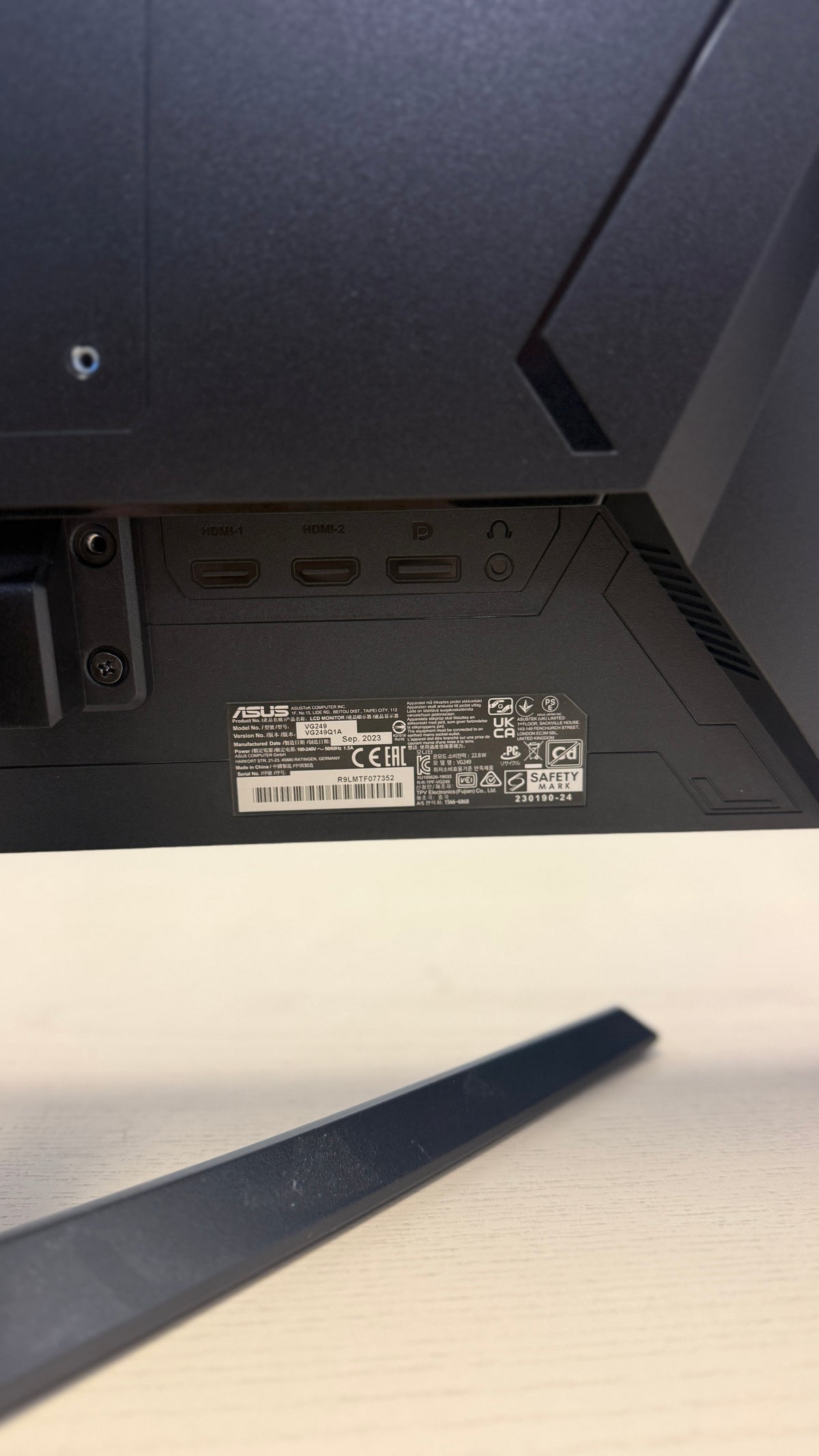 ASUS TUF Gaming VG249Q1A