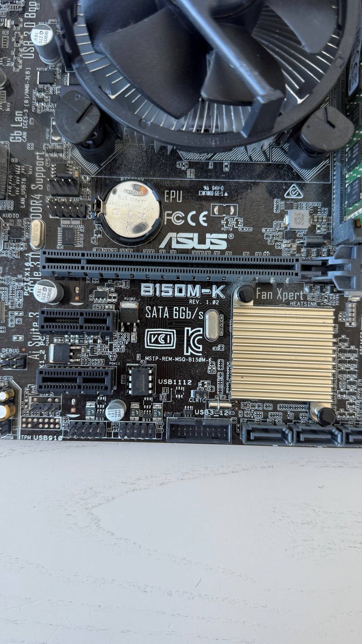B150M-K + I7 6.GEN+ 16 GB DDR4