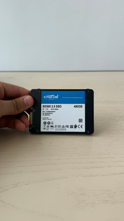 480 GB SSD CRUCIAL