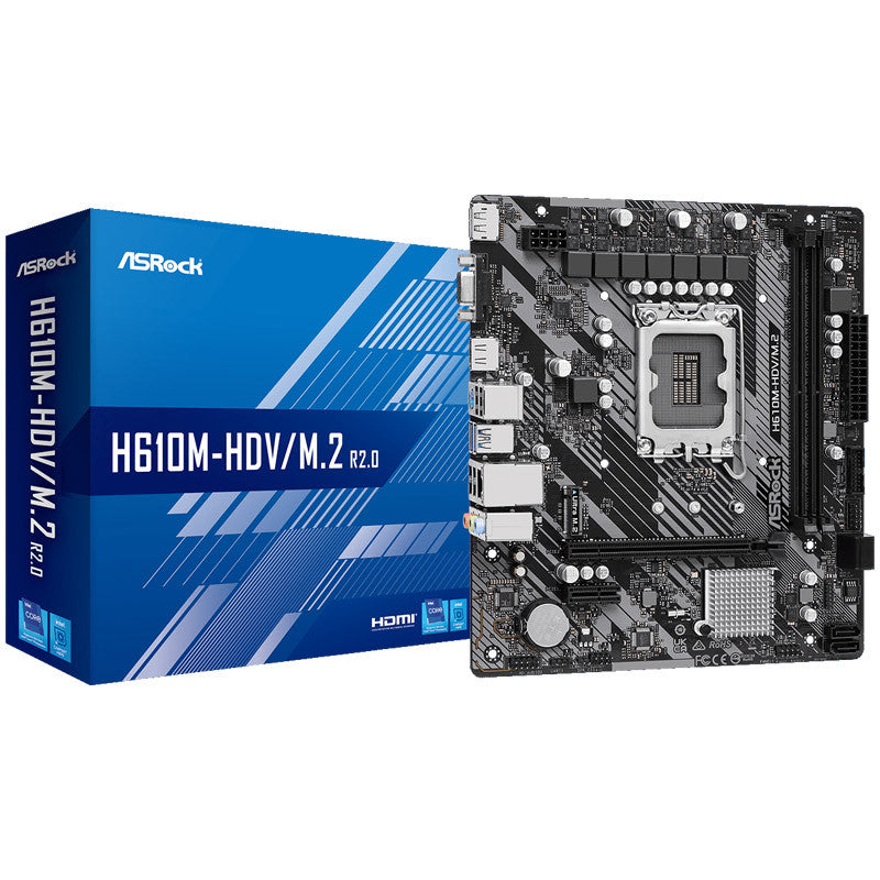 ASROCK H610M-HDV/M.2 R2.0 LGA1700 DDR4 mATX