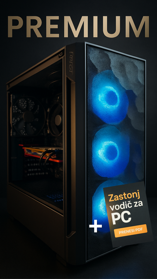 ESPORT Gaming PC - Ryzen 5 5500 & GTX 1070 + ZASTONJ VODIČ